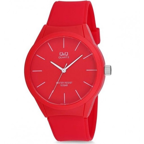 Q&Q QNQ QQ ORIGINAL ANALOG WATCH JAM TANGAN PRIA WANITA TALI KARET VR28 VR28J VR28J010Y