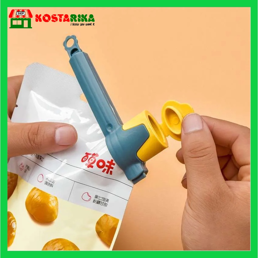 SEAL &amp; POUR BAG CLIPS SNACK SEALING CLIP PENJEPIT JEPITAN CLAMP BAG SEALER PENUTUP KLIP TINY KECIL