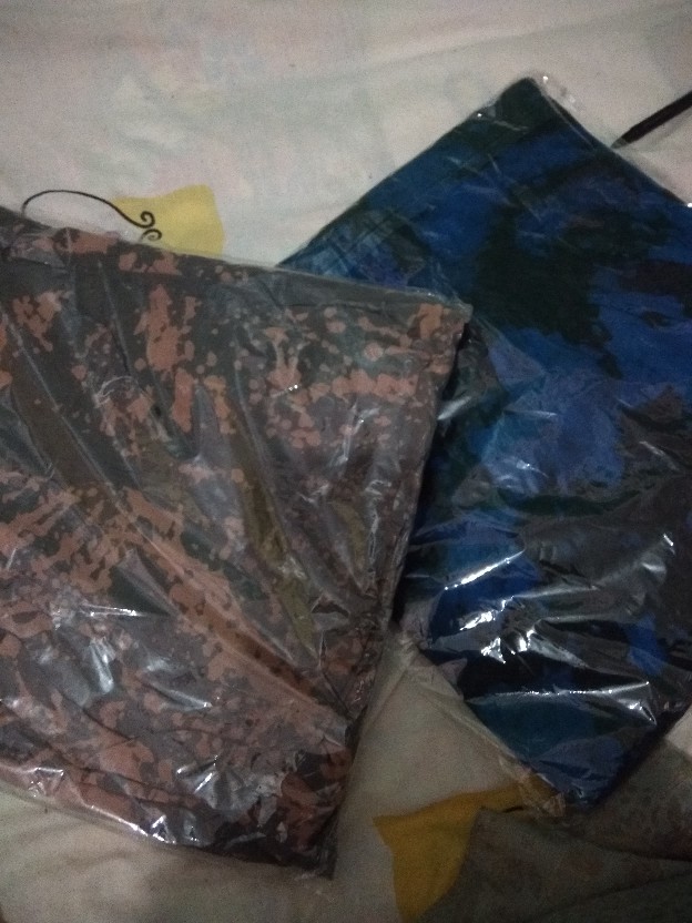 ( Size M ) Gamis Rainbow Rayon Super Busui 100% Batik Non Printing