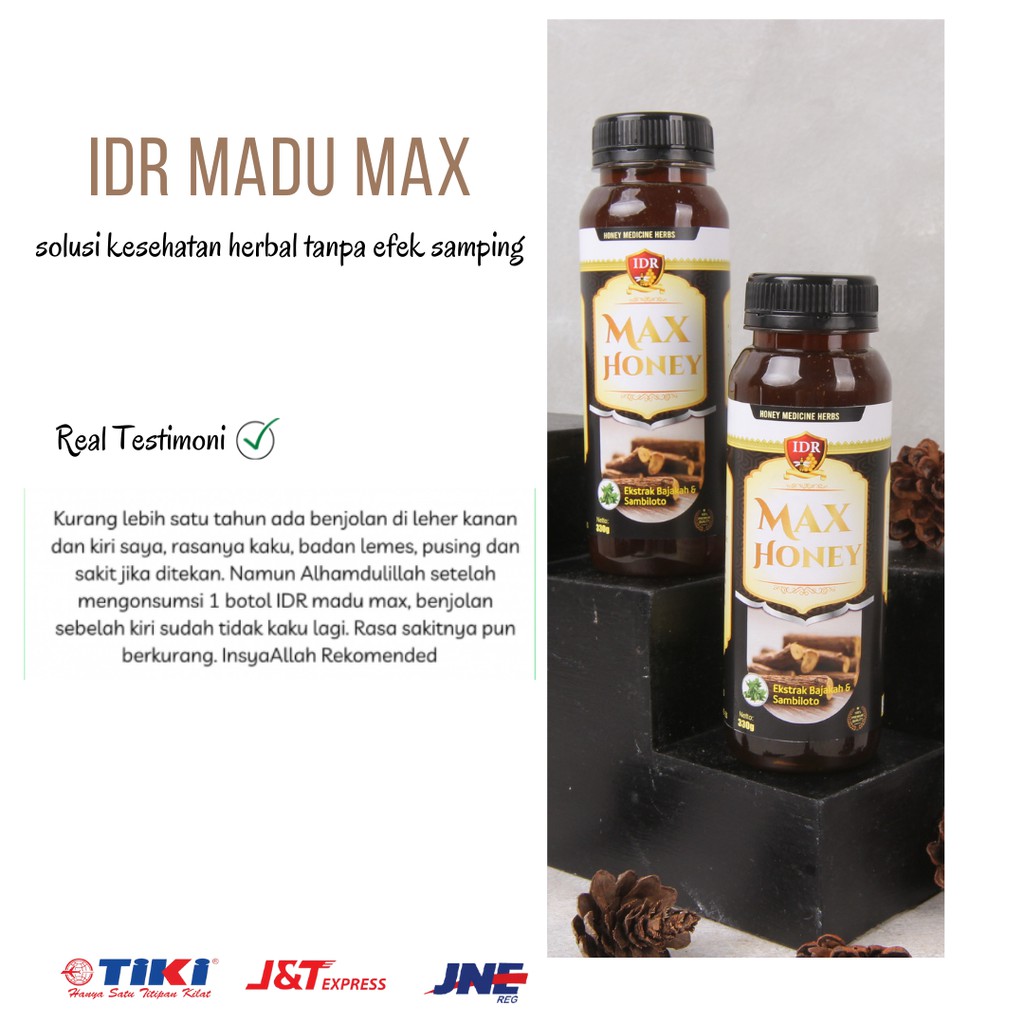 IDR Madu Max  Obat Benjolan Kepala   330 gram