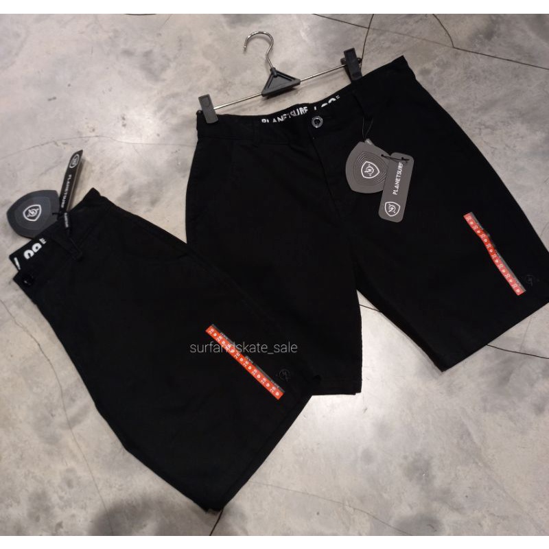 Celana Pendek Chino Planet Surf Original New Greyson 211D Blk