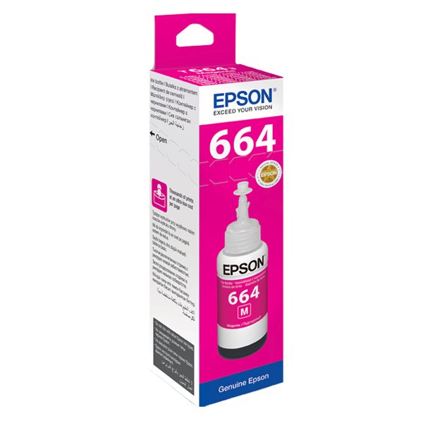 Tinta Original T664 Untuk Printer Epson L350 L355 L360 L365 L455 L550 L555 Original