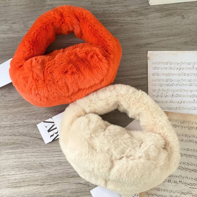 ZZ570 Tas Kondangan Pesta Wanita Bulu Zara Fluffy Fur Clutch