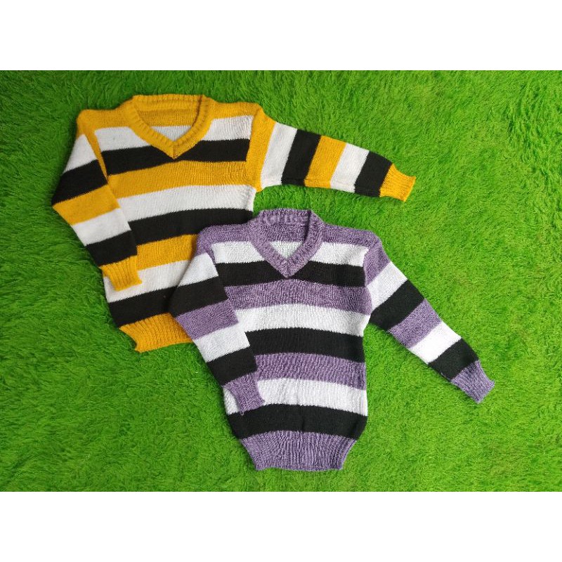 Sweater rajut unisex muat umur 1-5 th / atasan anak murah