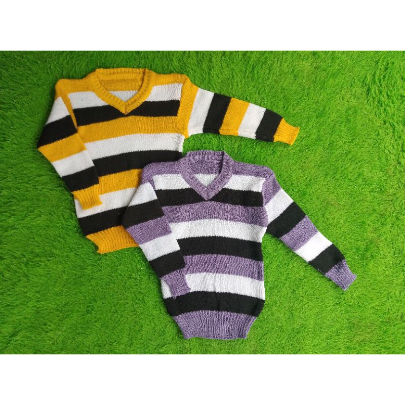 Sweater rajut unisex muat umur 1-5 th / atasan anak murah