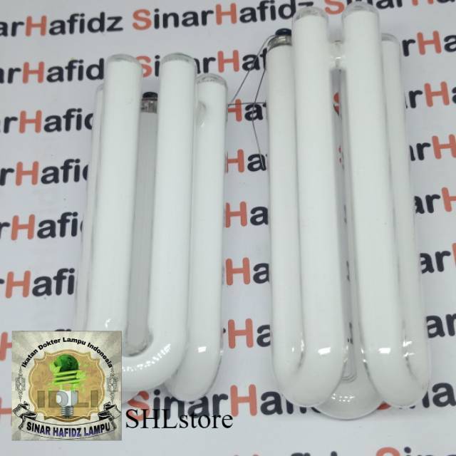 kaca lampu 18w 23 w 3u genie  plus buble warp 6 bji plus paking kayu.