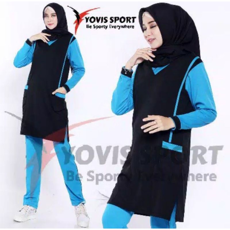 Promo Baju Olahraga Muslimah Alnita Diskon