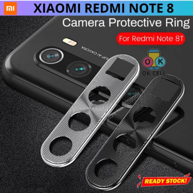 Ring Camera Xiaomi Redmi Note 8 - Metal Ring Kamera Redmi Note 8 Pelindung Lensa Kamera Belakang