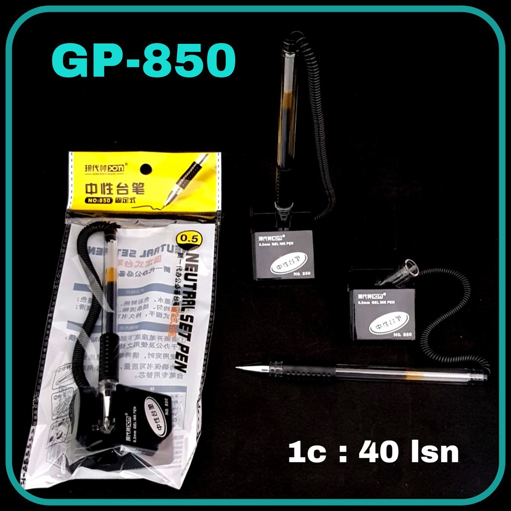 SOS Bolpen Gel  Stand XDM/Table Pen/Pen Spiral /Pen Gel Spiral/Balpen/Ballpoint/Pena Spiral/Balpen M