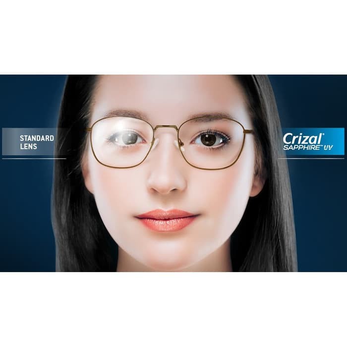 Lensa Essilor FSV Crizal SAPPHIRE UV Original