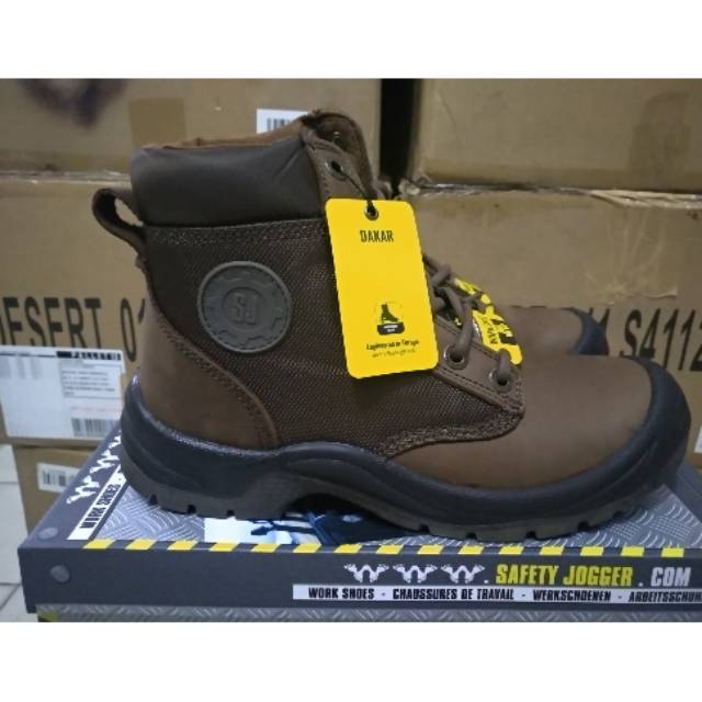 Sepatu Safety Jogger Dakar ( Brown) Coklat