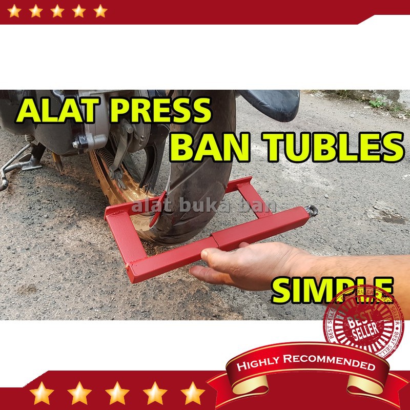 Alat Press Ban Tubless Dengan Mudah - Cara Press Ban Motor Gede MOGE