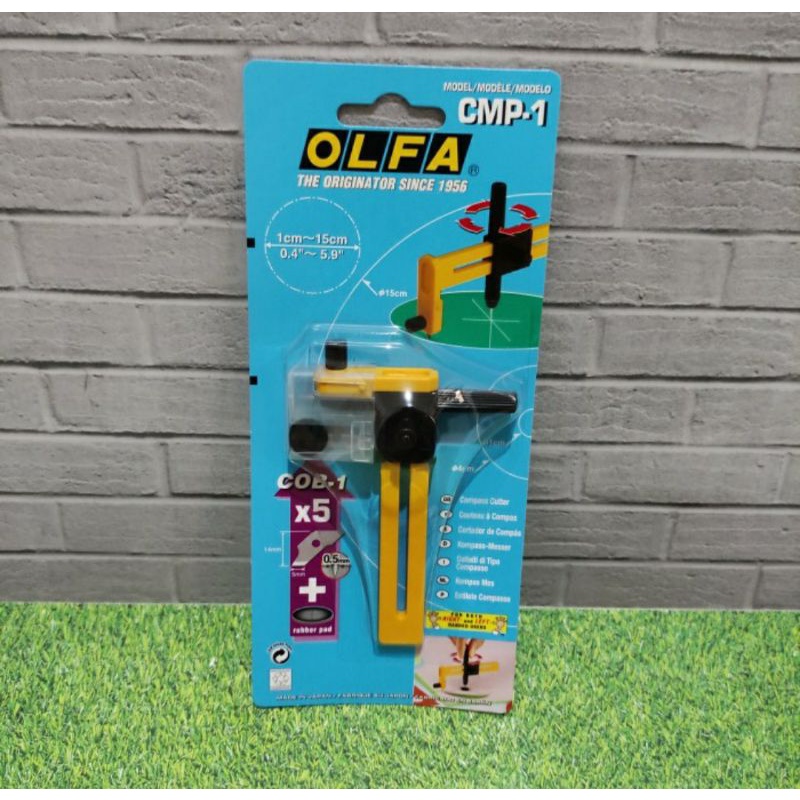 

OLFA Circle Cutter CMP-1 Olfa Memotong Lingkaran 1cm-15cm