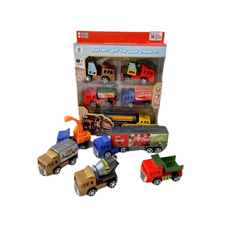 Mainan Anak Laki-laki Mobil MOBILAN Truck Dump Truck Mobil Derek BP9021/ Gift Kids Toys Mainan Mobil Konstruksi Alat Berat Miniatur Mobilan