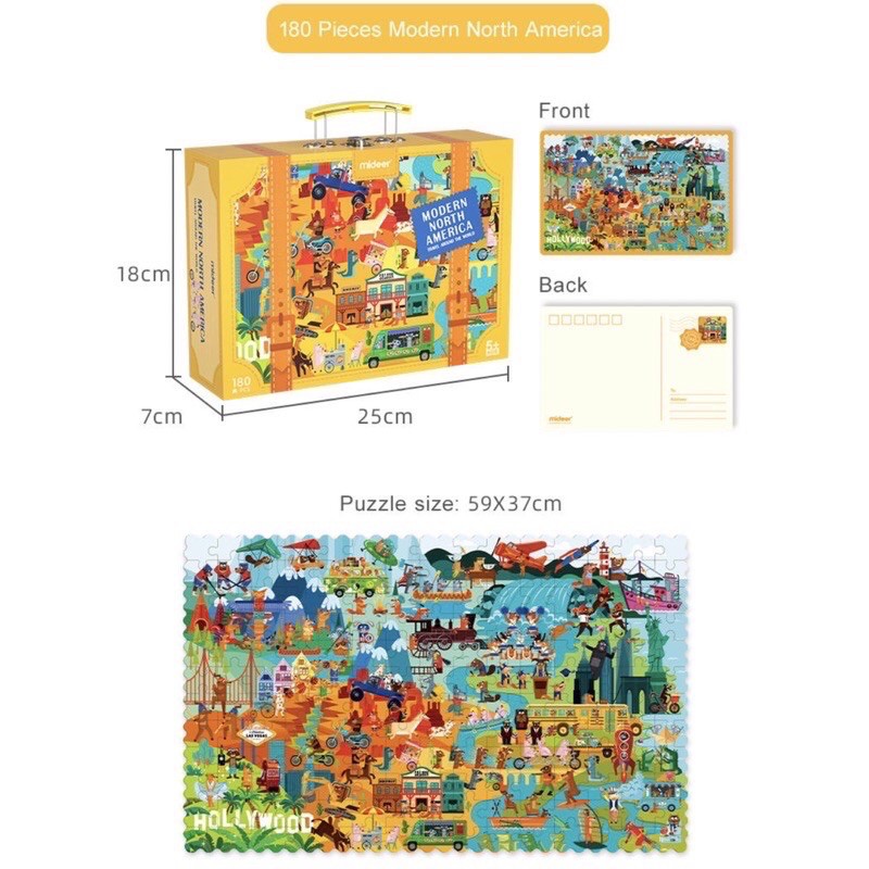 mideer world puzzle - hadiah anak - kado anak