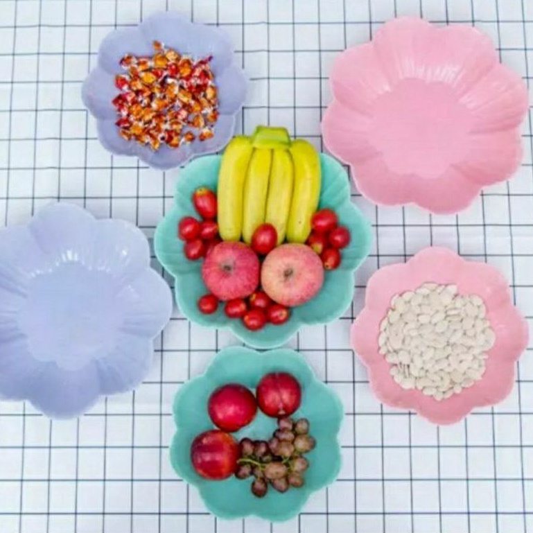 Flower Plate Piring Makan Bunga Mangkuk Piring Hias