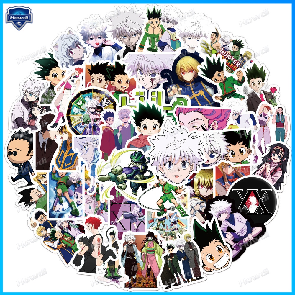 Stiker Motif Anime Hunter Tahan Air Untuk Mobil / Helm Motor