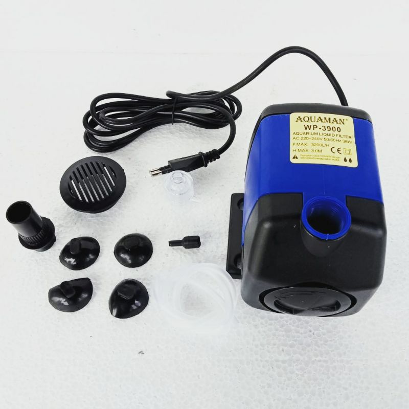 mesin pompa filter ph submersible pump AQUAMAN WP 3900 water pump kolam aquarium