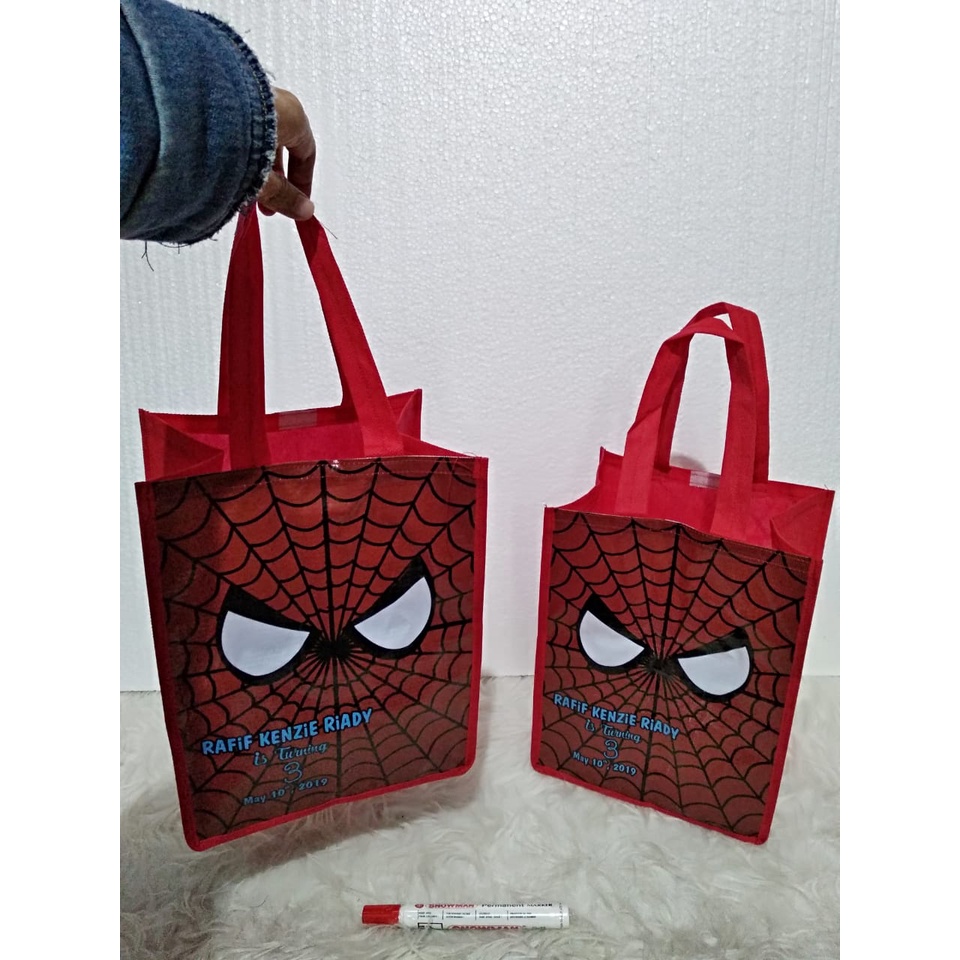 

Custom Tenteng Spunbond Full Printing Uk 30x20x38 min order 60pcs