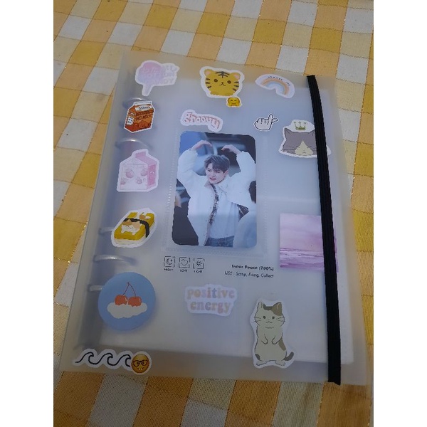 [Preloved]Binder Luluroom A5 3ring+sleeve 4p isi 20 sleeve