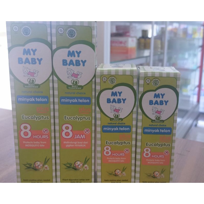 my baby minyak Telon Plus Eucalyptus 8jam