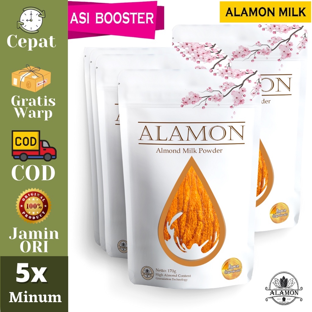 

ASI Booster | Pelancar ASI | Almond Milk - Puluhan Ribu Testimoni - Susu Almond 5x Minum
