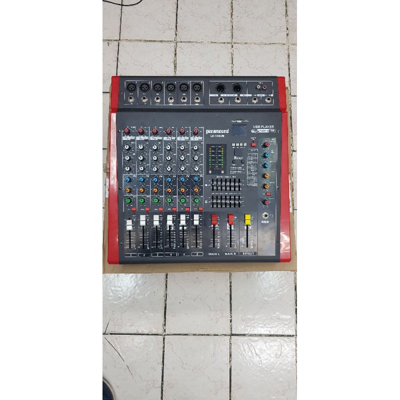 Power Mixer Paramounf PMX 3106 ( 6 Channel ) Profesional Sound