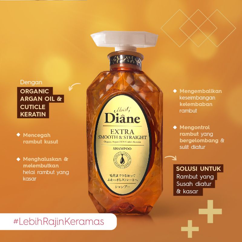 Diane Moist Diane Extra Smooth and Straight shampo