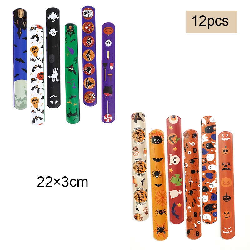 1pc Gelang Slap Desain Halloween Untuk Hadiah Anak