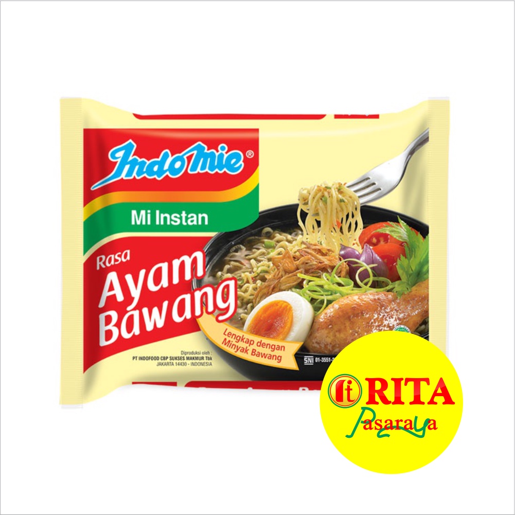 

Indomie Ayam Bawang / Mie Instan 69 Gr