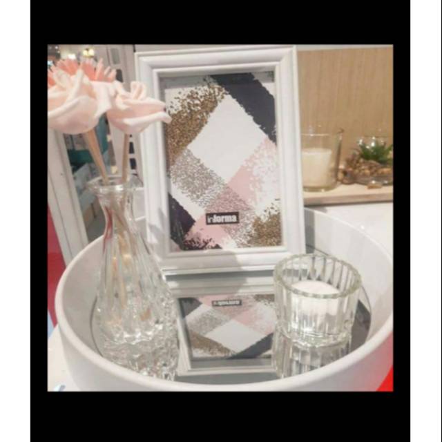 Hiasan meja / Deco plate set informa