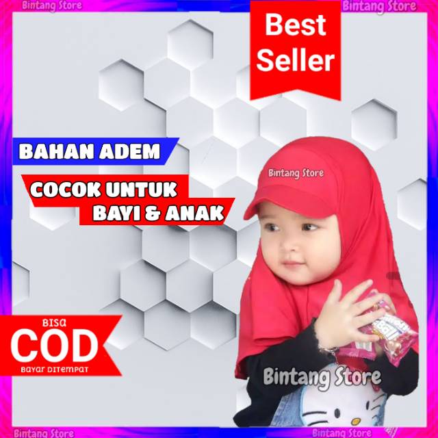 Kerudung Bayi 0 6 Bulan Up 2 Th Sporty Hijab Bayi Jilbab Anak Bayi Jilbab Bayi Perempuan 0 6 Bulan