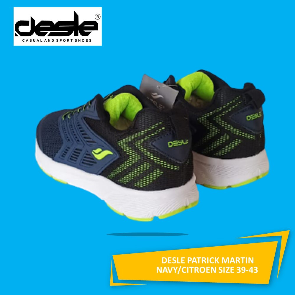 sepatu sneakers pria Desle Patrick