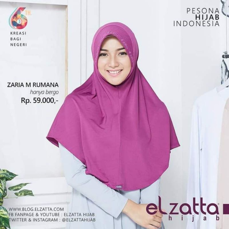 ZARIA M RUMANA by ELZATTA HIJAB