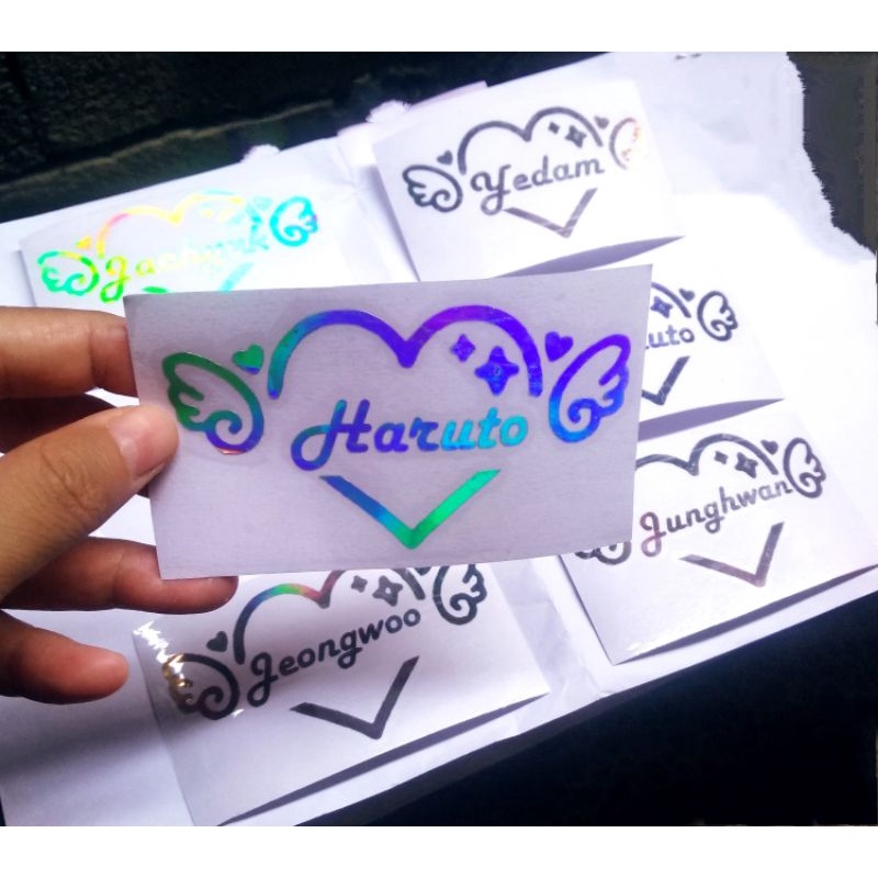 

STICKER HOLOGRAM TREASURE DEKORASI LIGTHSTICK