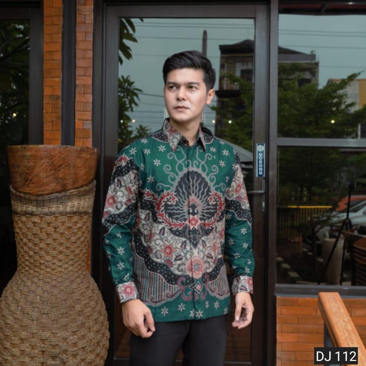 KEMEJA BATIK PRIA BATIK | BIMASENA BIRU KEMEJA BATIK PRIA FULL FURING BAHAN KATUN HALUS SRAGENAN | K