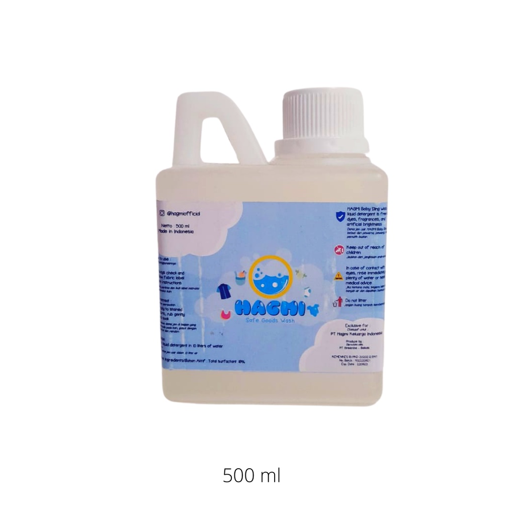 Hagmi Babysling Wash 500ml Jar - Sabun Detergent pencuci khusus gendongan bayi