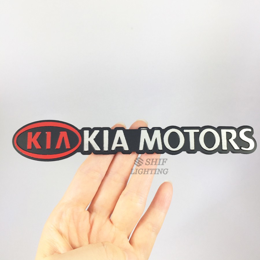 1pc Stiker Emblem Logo KIA Bahan Metal Untuk Mobil