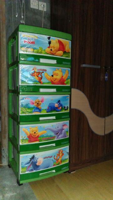 Lemari Plastik Winnie The Pooh Ssn 5
