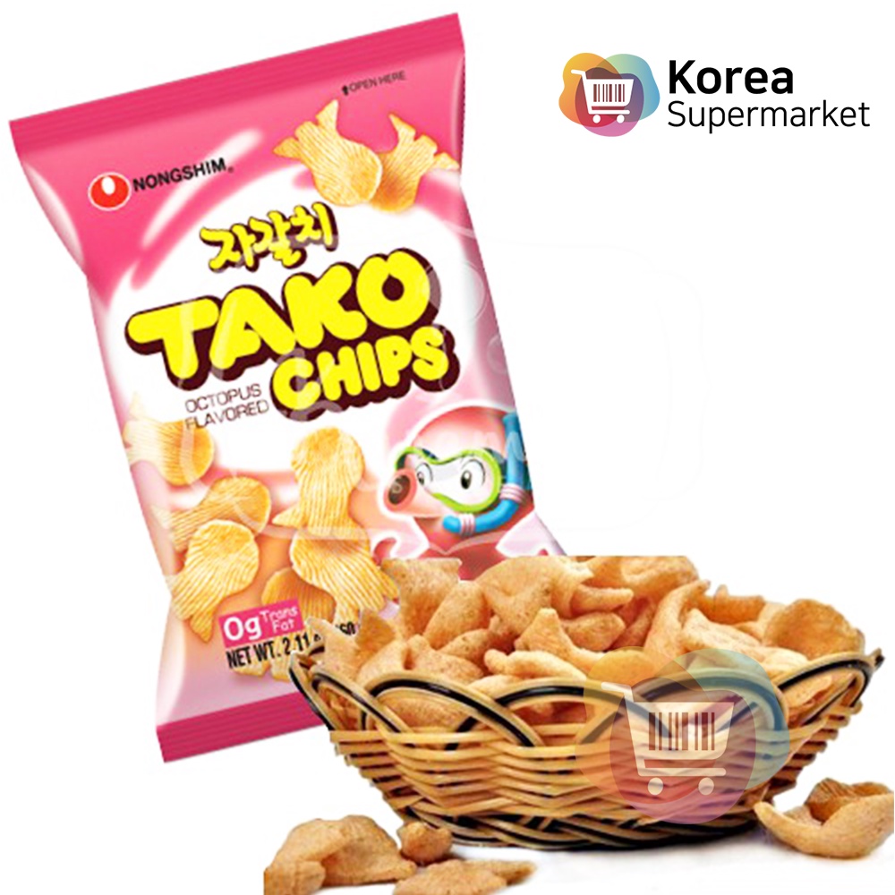 Nongshim Tako Chips Seafood Flavor 60g