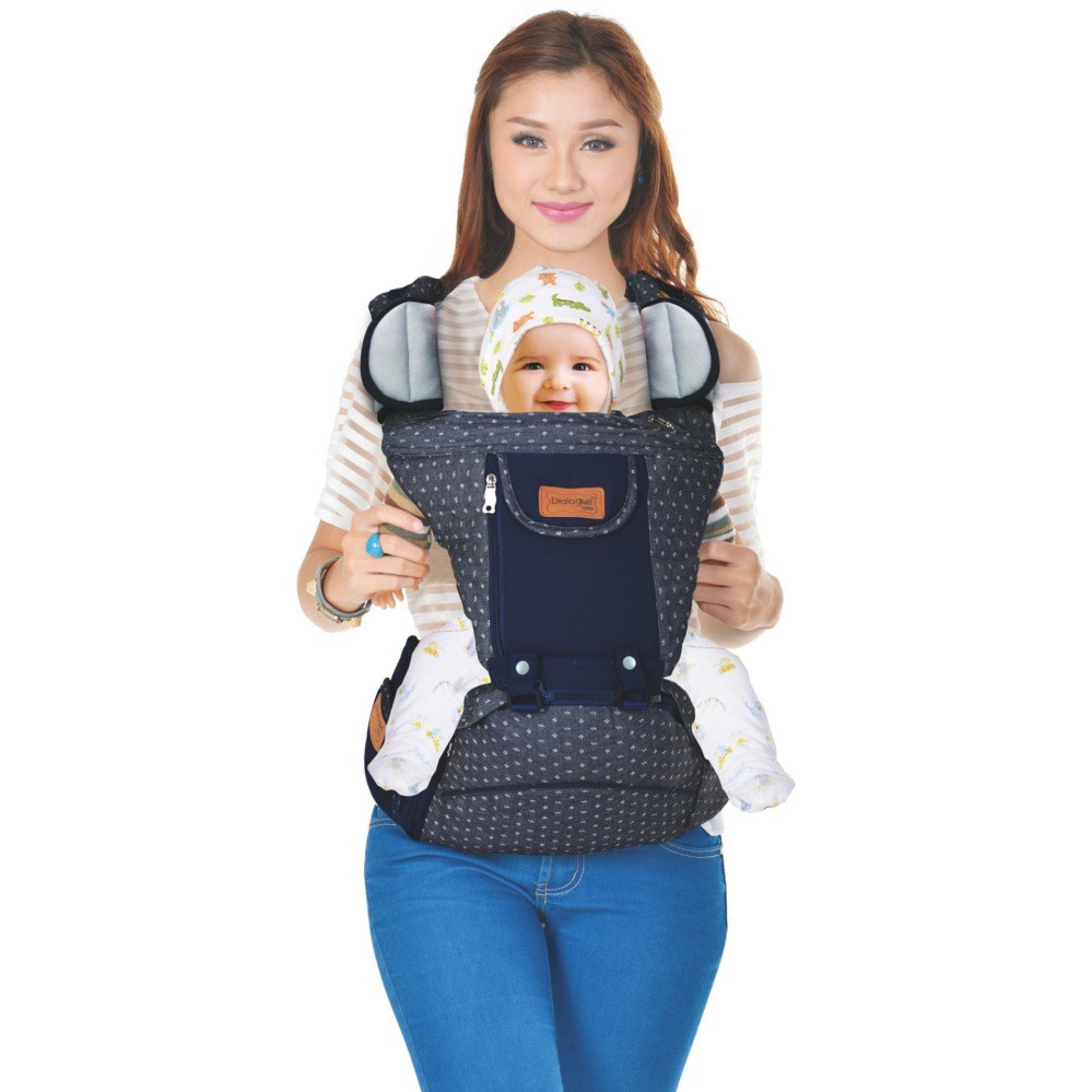 Dialogue Baby Gendongan Hipseat Denim Bintik DGG 1011