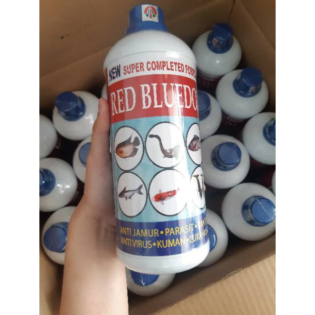 SALE RED BLUEDOX 1000 ML OBAT JAMUR IKAN FIRST HAND MANJUR RED BLUE DOX 1000 ml REDBLUEDOX 1000 ml RED BLUEDOX 1 LITER