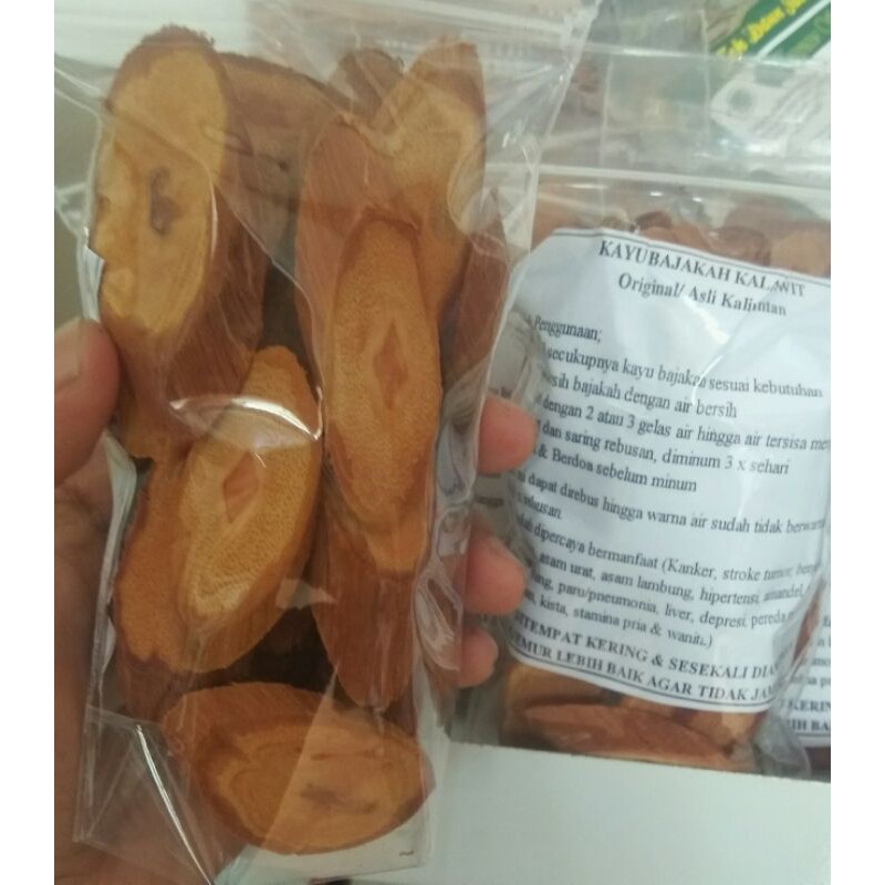 

Bajakah Kalalawit 100% Asli Kalimantan 100 gr Free 1 kantong Teh Celup Bajakah