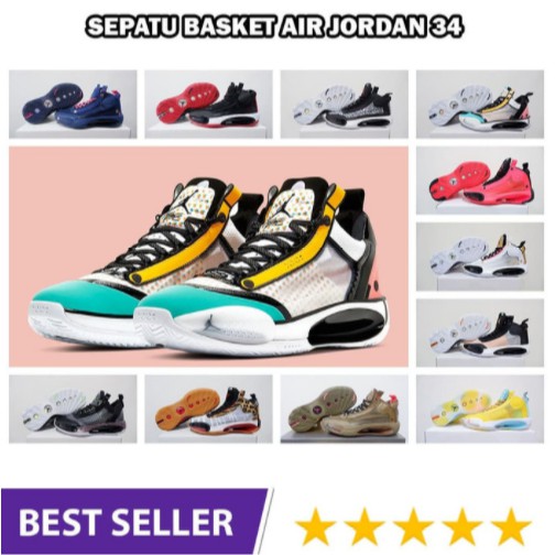 Sepatu Basket Jordan / Sneakers Basket / Sepatu Basket Air Jordan 34
