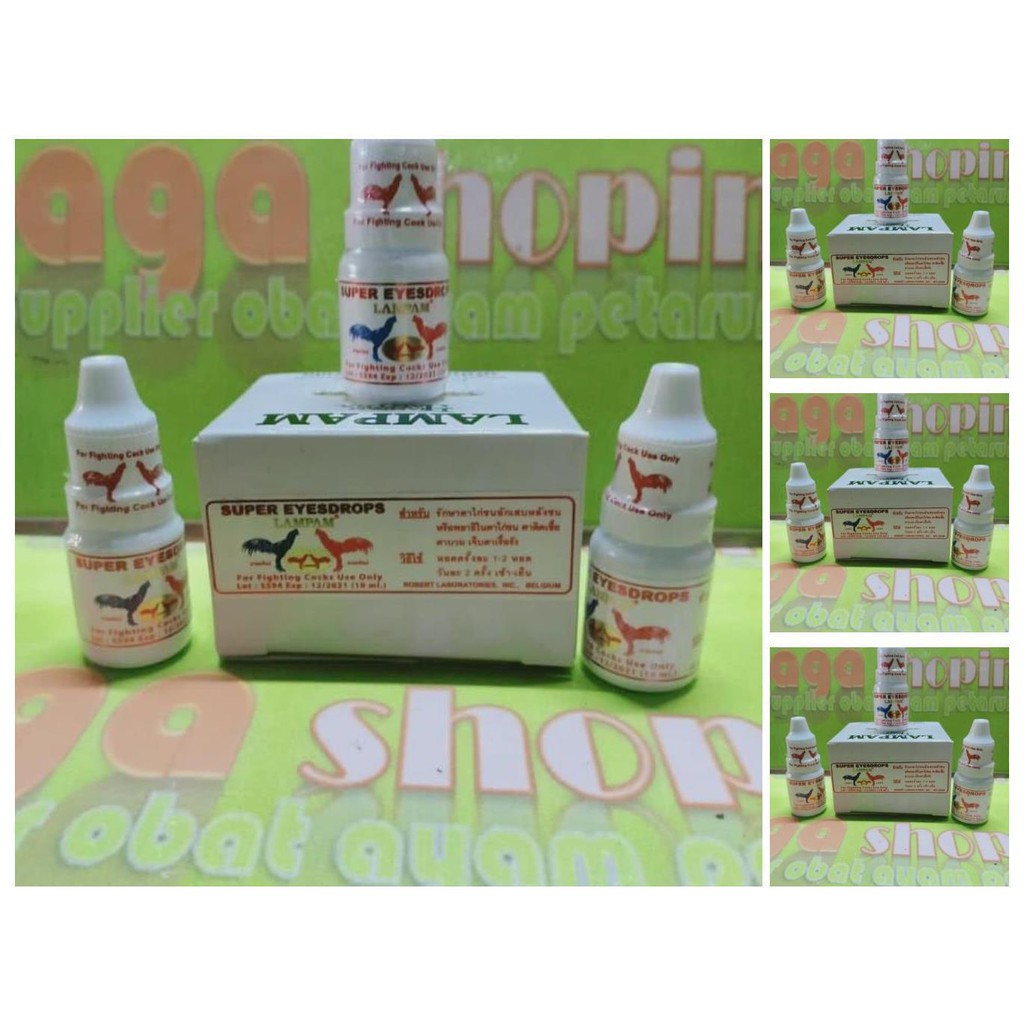super eyedrop obat lampam mata ayam burung katarak kena jalu