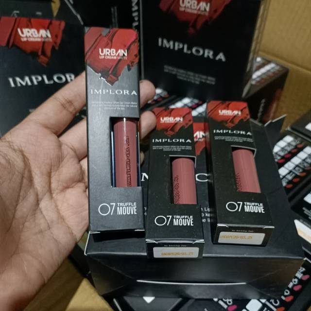 No 07 nomer 7 implora Lip cream Matte Urban truffle mouve