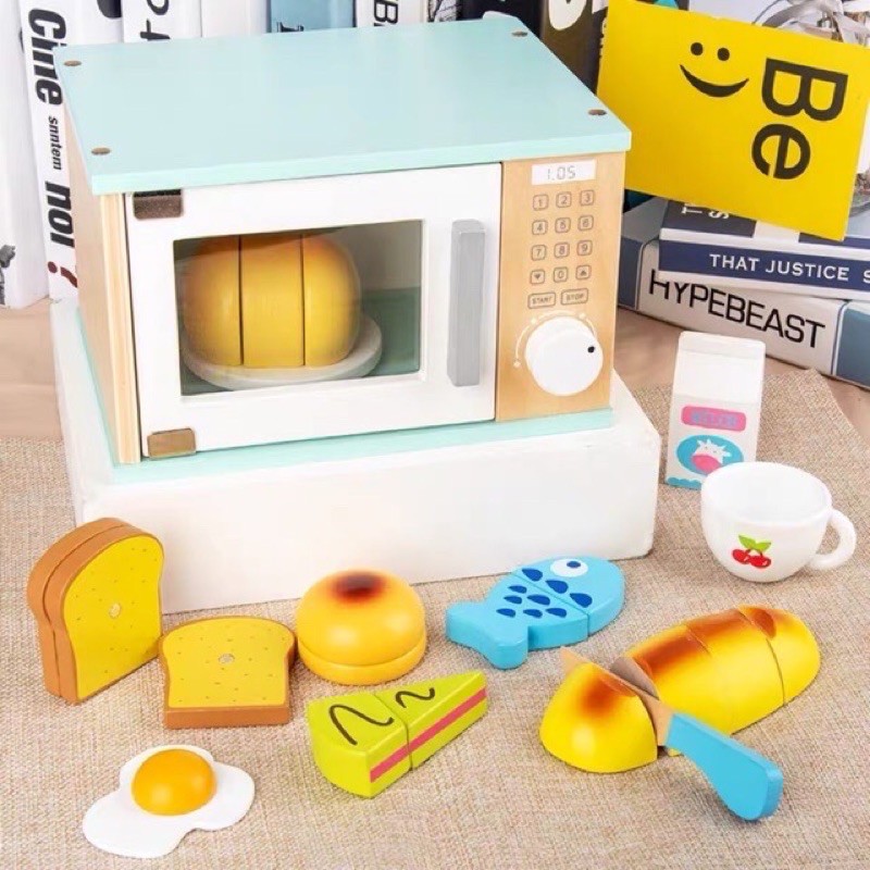 oven wooden - mainan masak2an - hadiah anak  - kado anak
