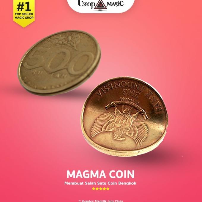 Magma Coin (Alat Sulap , Koin Bengkok, Sulap Membengkokan Koin)