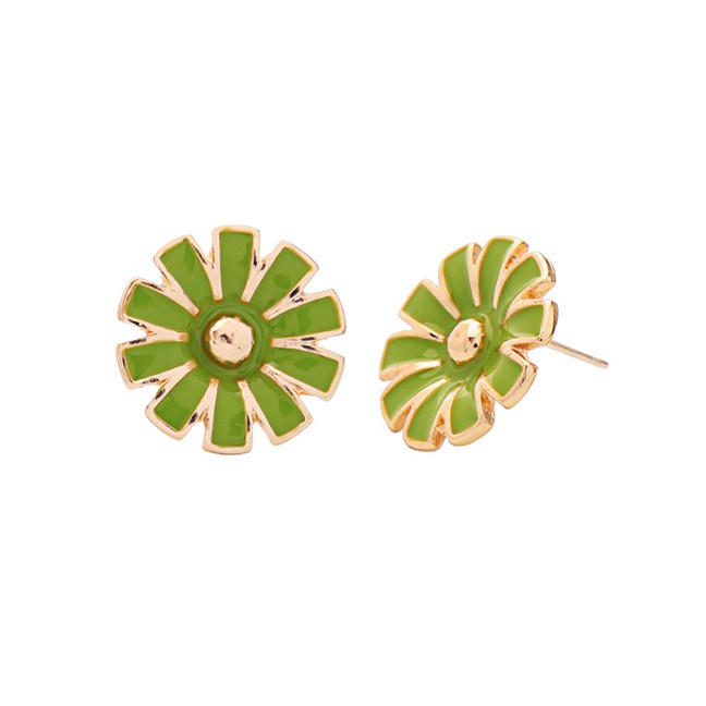 LRC Anting Tusuk Fashion Ear Needle S925 Sterling Silver Flower Earrings F83803