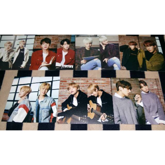 [RM / Jhope] BTS Postcard set - Official Merch from BTS x Mediheal Sheet Mask